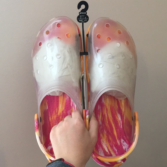 Marbled Translucent Crocs - Picture 4 of 13